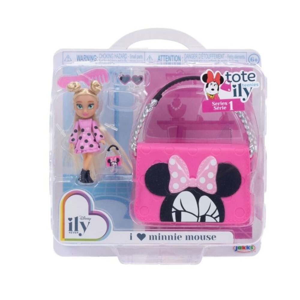 Disney Ily Tote-ILY-Teenies 2.25 inch - I Love Minnie Mouse Pink Inspired Doll